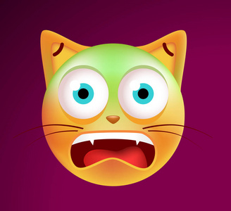 是猫在惊恐的卡通插图最好的草本植物为焦虑和恐慌进攻卡通虎恐慌猫