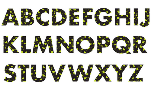英文字母表的大写字母图片