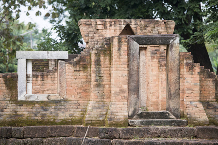 泰国东北部的 Prasat 的高棉寺遗址, 在武里公羊省。泰国, 布里兰, 2017年11月