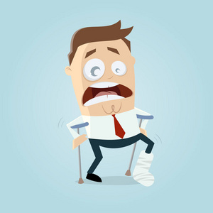 非可行剪贴画断腿男子照片