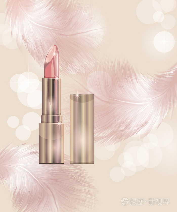 口红.美容和化妆品的背景