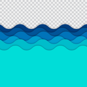 抽象蓝线波浪, 波浪条纹图案, 粗糙表面, o