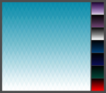 菱形的抽象多边形背景与从白色到蓝色的过渡