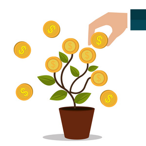 金钱和商业利润图片