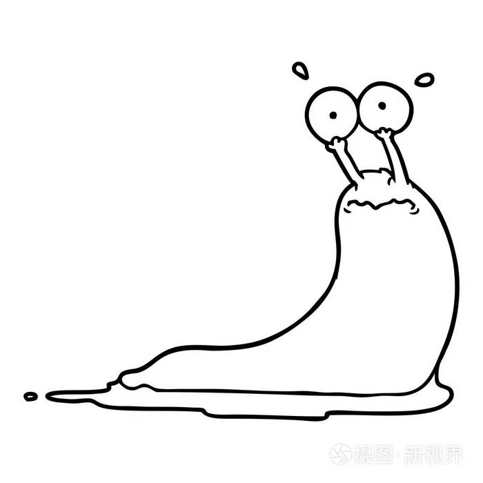 卡通蛞蝓的矢量图解插画-正版商用图片0nb768-摄图新视界