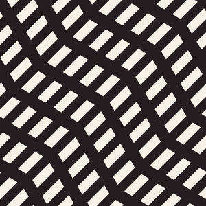 矢量无缝的之字形线条图案。抽象的时尚几何背景。重复的格子背景