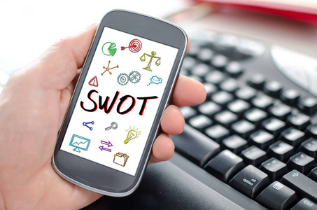 在智能手机上的 swot 概念