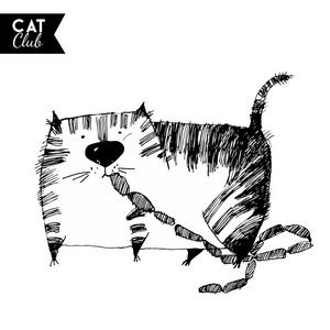 草绘的猫性格
