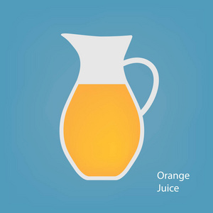 罐与橙汁媒介例证