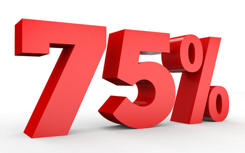 折扣75%.照片