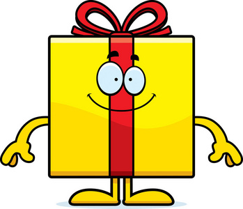 快乐卡通生日礼物照片