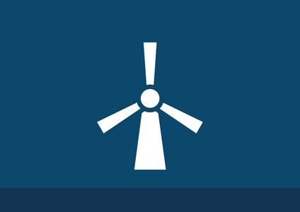 风力发电机 web 图标照片