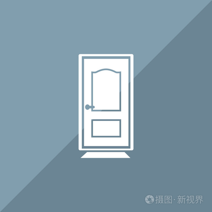 门关闭的web图标