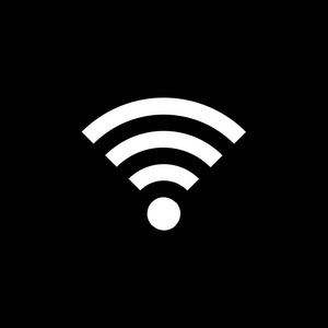 矢量 wifi 或无线网络符号, 免费 wifi 上网