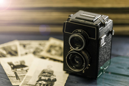 旧的老式照片相机