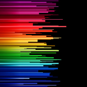 水平的彩虹渐变条纹照片