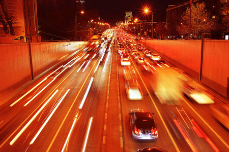 城市，道路上汽车