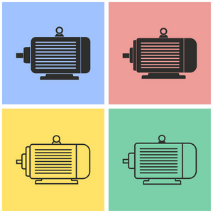 电动马达图标图片