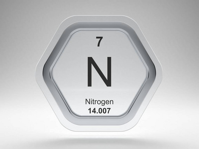 氮的图标氮元素符号照片