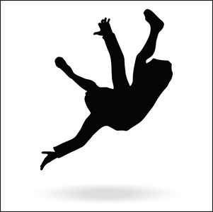 中东风格打扮坠落的人图片