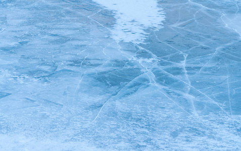 冰纹理背景, 结冰的湖表面