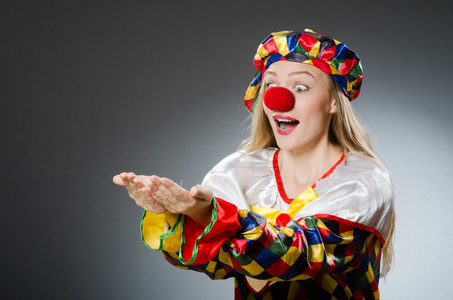 小丑的滑稽的概念照片