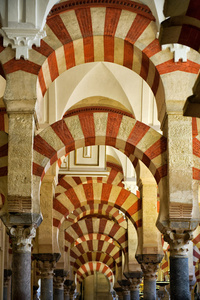 在西班牙科尔多瓦大清真寺