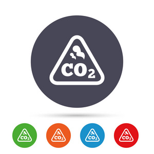 Co2 二氧化碳公式图标集