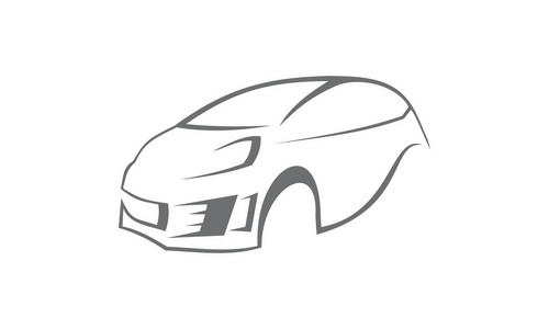 汽车现代标志模板图片