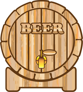 酒桶矢量图片-酒桶矢量素材-酒桶矢量插画-摄图新视界