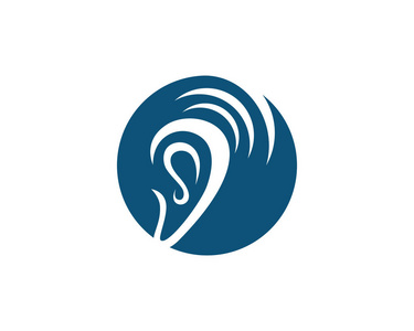 人耳矢量粗体图片