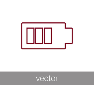 电池平面图标