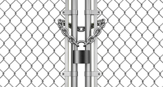 铁丝网围墙图片