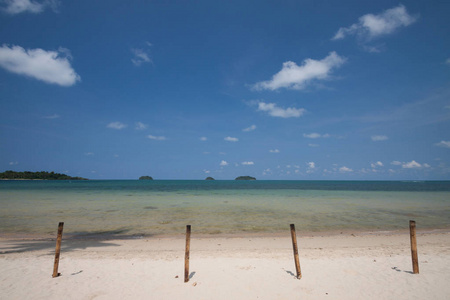 美丽的海滩和热带海