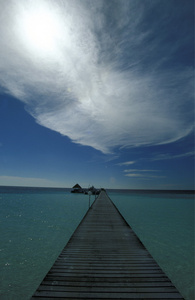 如诗如画的海滩海景