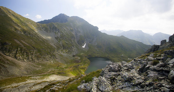 高山景观与冰川湖