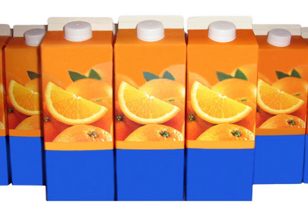 包的橙汁饮料图片