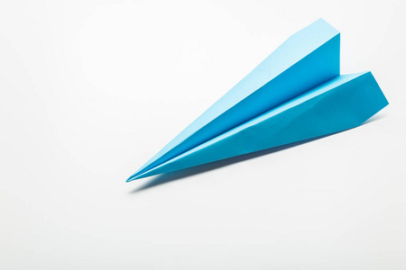 折纸纸飞机特写照片