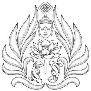 佛图案佛抽象图案照片