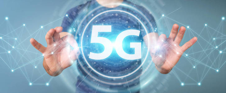 商家使用5g 网络接口3d 渲染