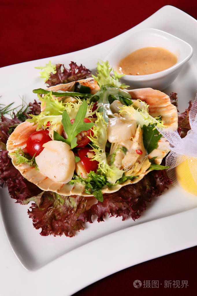 海鲜沙拉照片-正版商用图片0nf3rw-摄图新视界