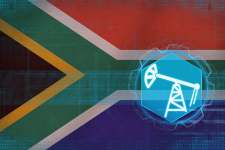 南非石油工业。油提取概念