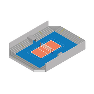 体育运动场矢量图片