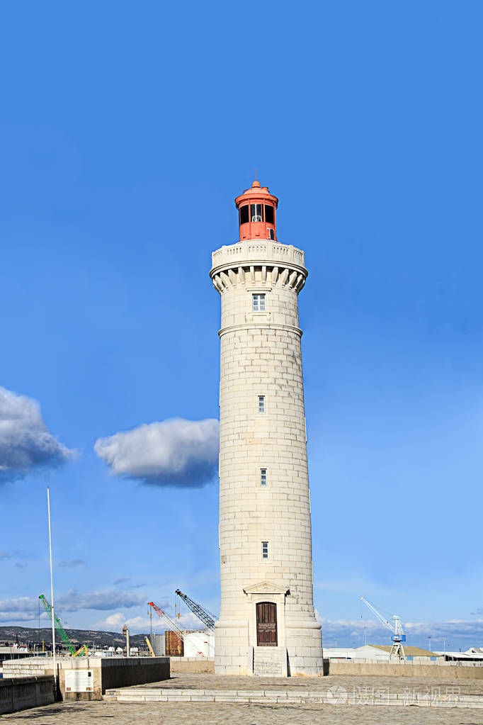 在法国南部的sete灯塔