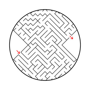 有一个地方为您的形象一组方形的简易迷宫.