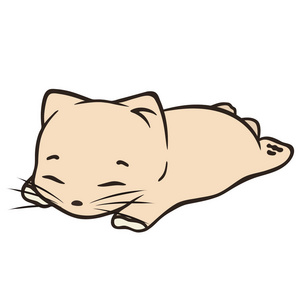 小猫的睡眠图片-小猫的睡眠素材-小猫的睡眠插画-摄图新视界