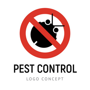 寄生昆虫驱蚊剂.虫害控制.剪影符