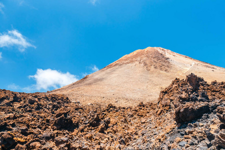 埃尔泰德火山在西班牙加那利群岛的特内里费岛