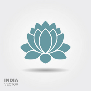 莲花图标图片-莲花图标素材-莲花图标插画-摄图新视界