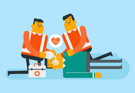 心肺复苏流程图片